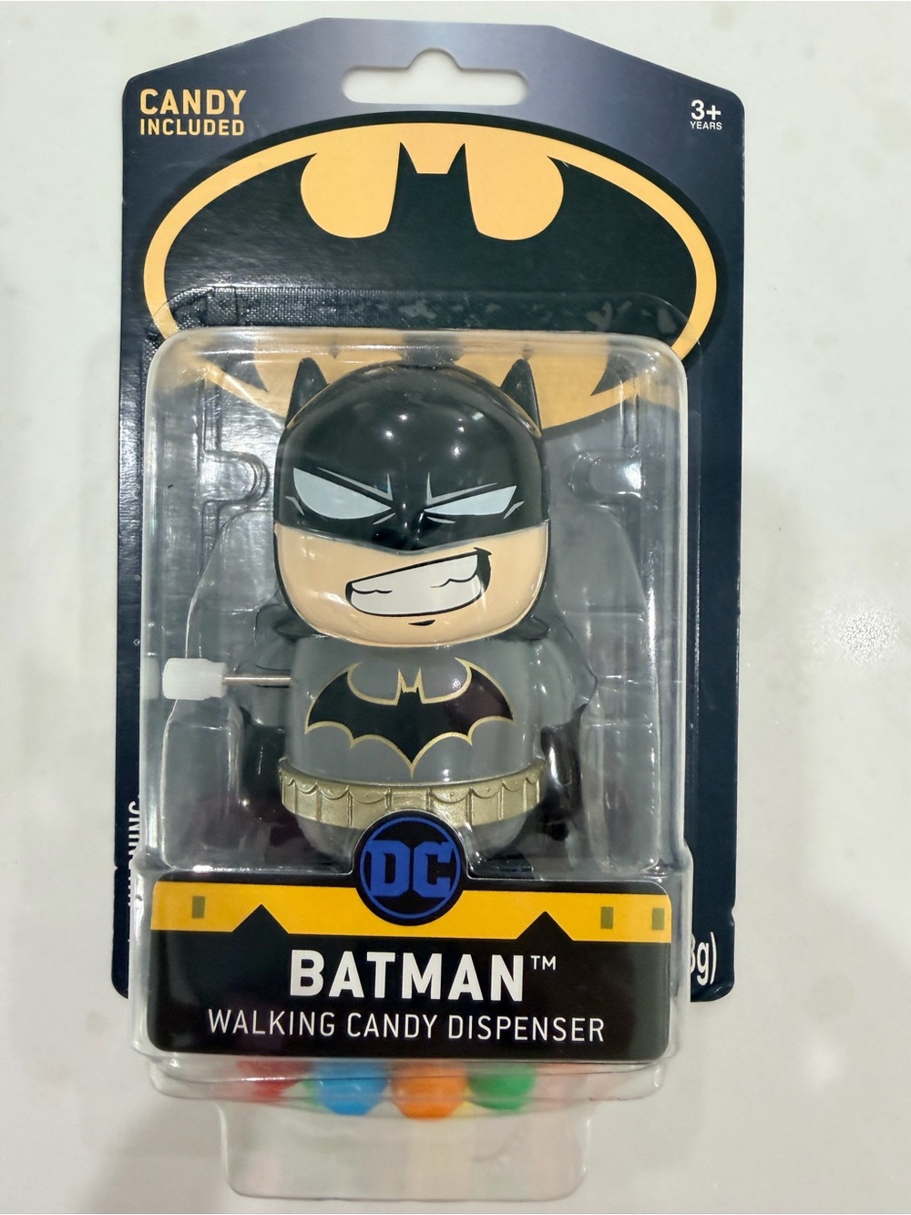DC Batman Walking Candy Dispenser - Black, Gray & Gold